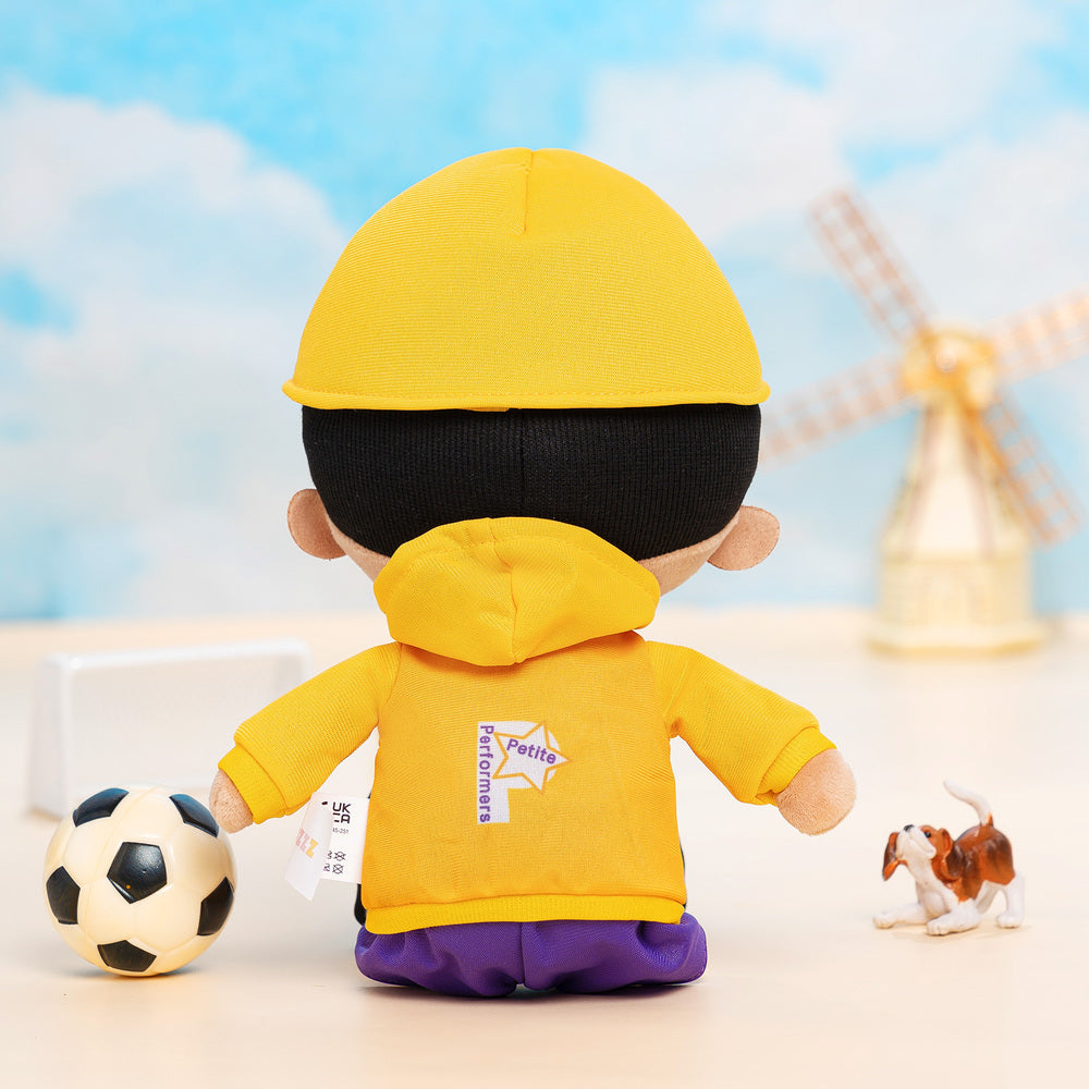 Personalized Brown Skin Tone Hip-hop Plush Boy Doll