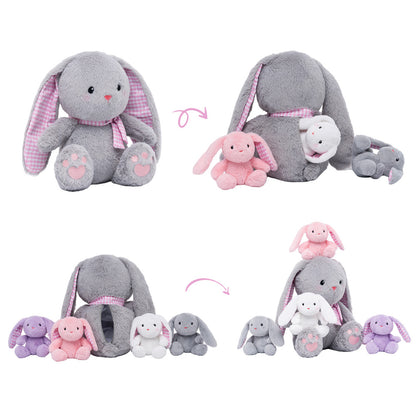 Plush Stuffed Animal Family Toy Set -  11 Themes