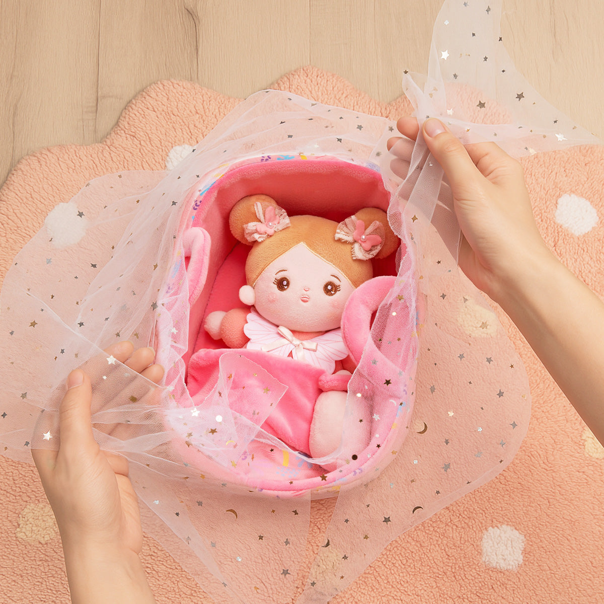 Name Personalized Bassinet Baby Doll Gift Pack
