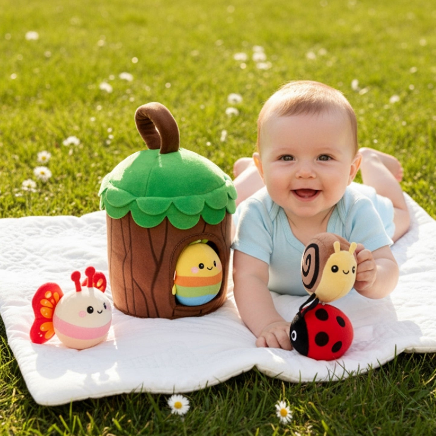 My First Treehouse Playset | Soft Sensory Toy for Babies 6M+