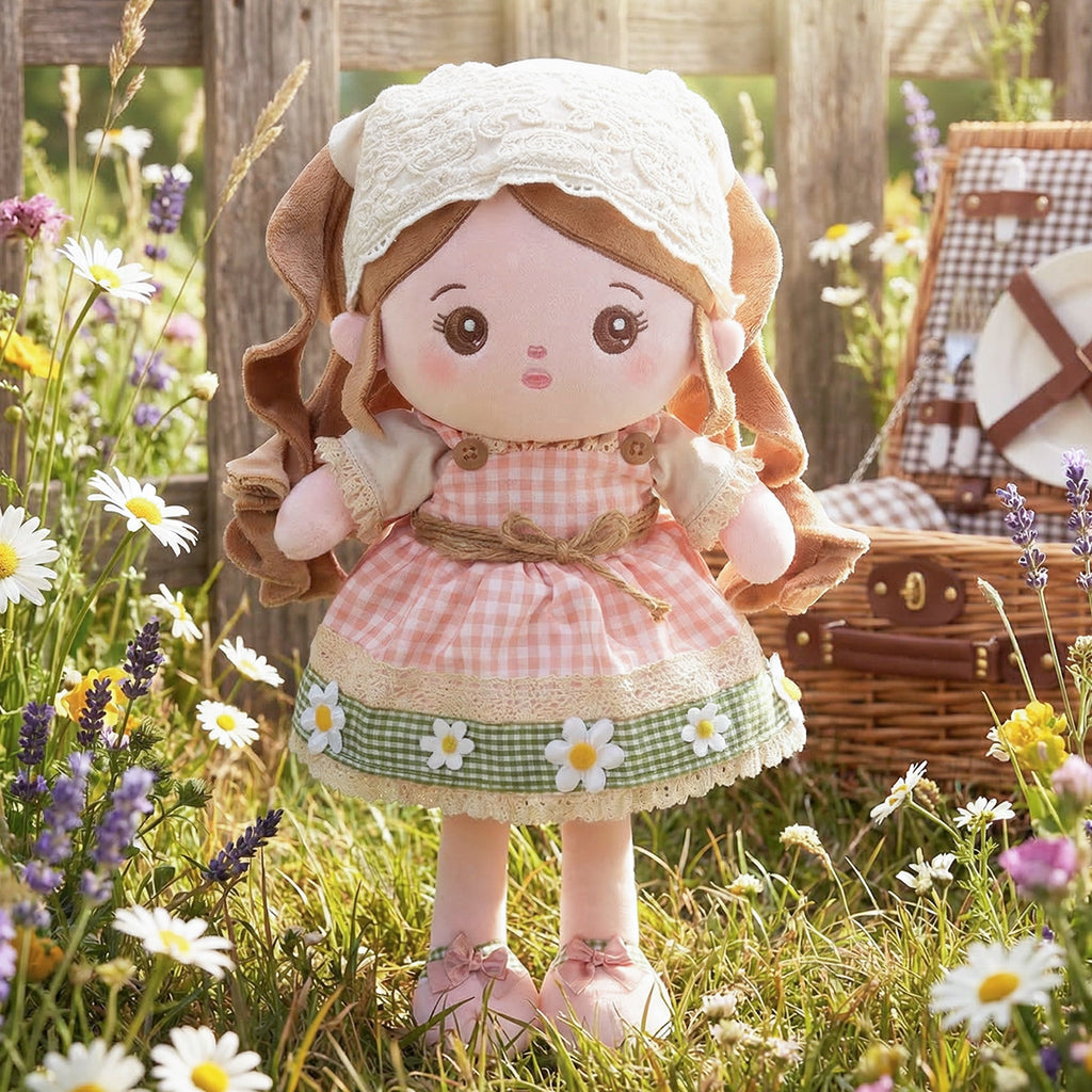 Personalized Pastoral style Plush Baby Doll