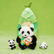 Load image into Gallery viewer, Panda Family with 3 Babies Plush Playset Animals Stuffed Gift Set for Toddler