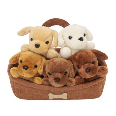 Golden Retriever Puppy Plush Toy Set