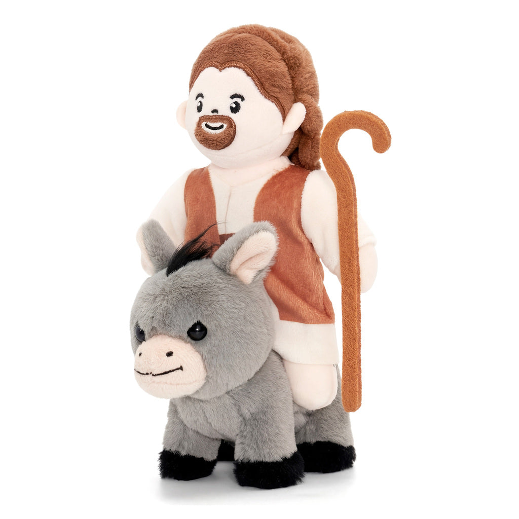 Soft Nativity Playset - Plush Manger with Holy Family & Animals