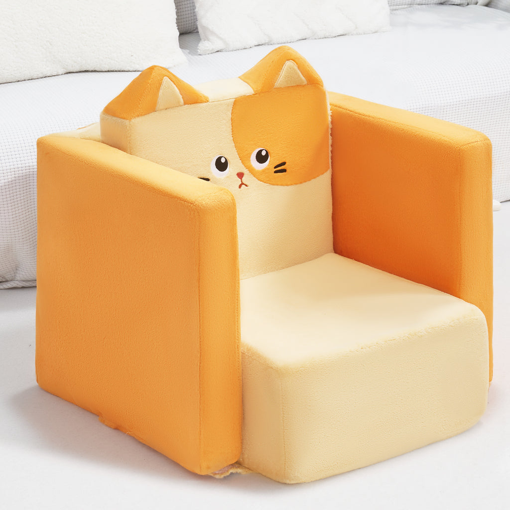 2 in 1 Cute Animal Cat Children Sofa