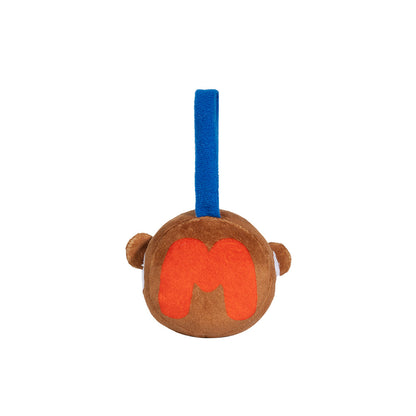 26 Single Alphabet Plush Pendant Stroller Crib Decor (Animal Print on Back)