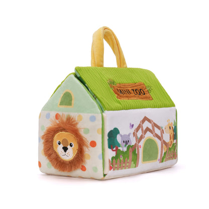 Personalized Plush Mini Zoo Toy Set with 5 Wild Stuffed Animal