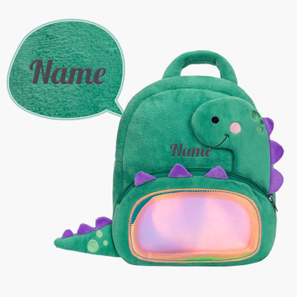 Personalized Plaid Jacket Plush Baby Boy Doll + Backpack