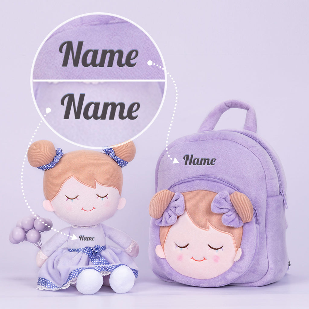Personalized Light Purple Doll