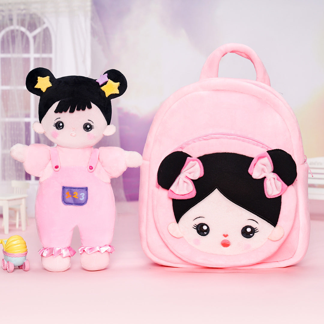 Personalized 10 Inch Plush Doll + Optional 15 Inch Doll or Backpack