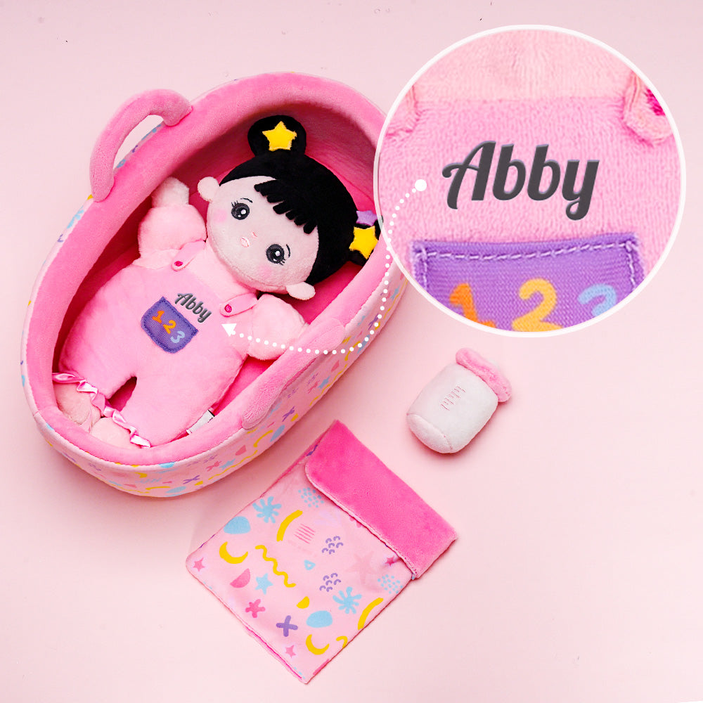 Personalized 10 Inch Plush Doll + Optional 15 Inch Doll or Backpack