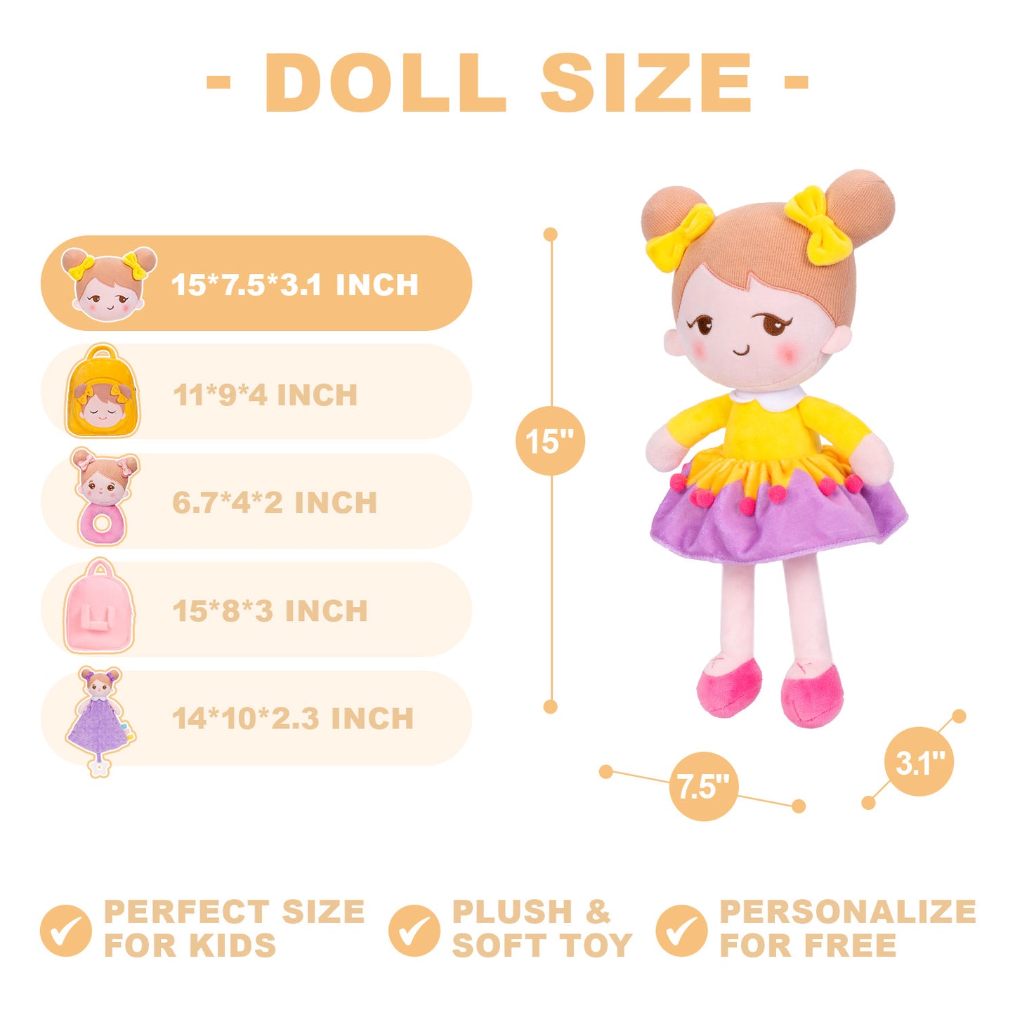 Personalized Little Clown Baby Doll