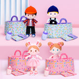 Personalized 33cm Plush Doll with Bassinet Accessories