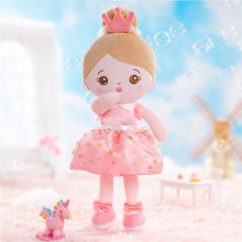 Load image into Gallery viewer, Personalized Ballerina Princess Plush Doll - Blue &amp; Pink