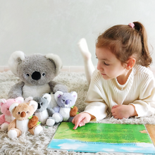 Load image into Gallery viewer, Koala Family with 4 Babies Plush Playset Animals Stuffed Gift Set