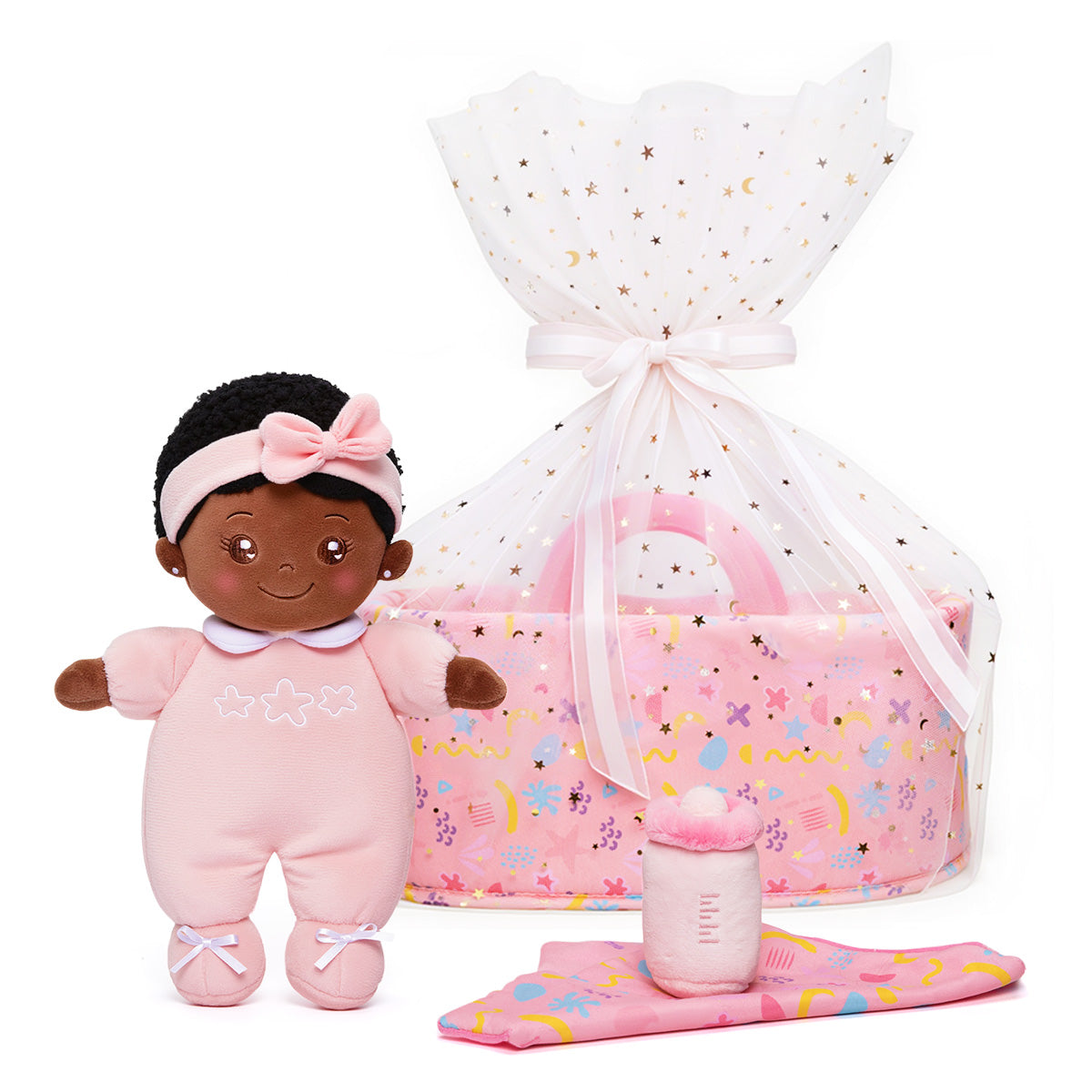 Name Personalized Bassinet Baby Doll Gift Pack
