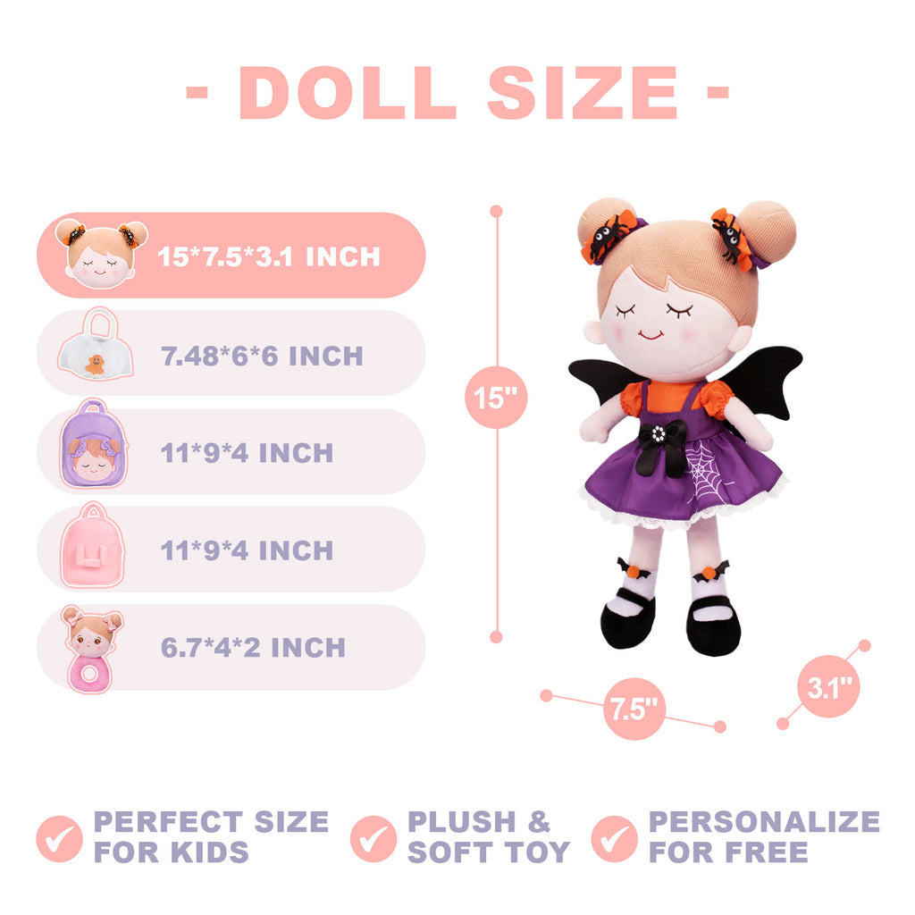 Halloween Gift Personalized Little Witch Plush Cute Doll