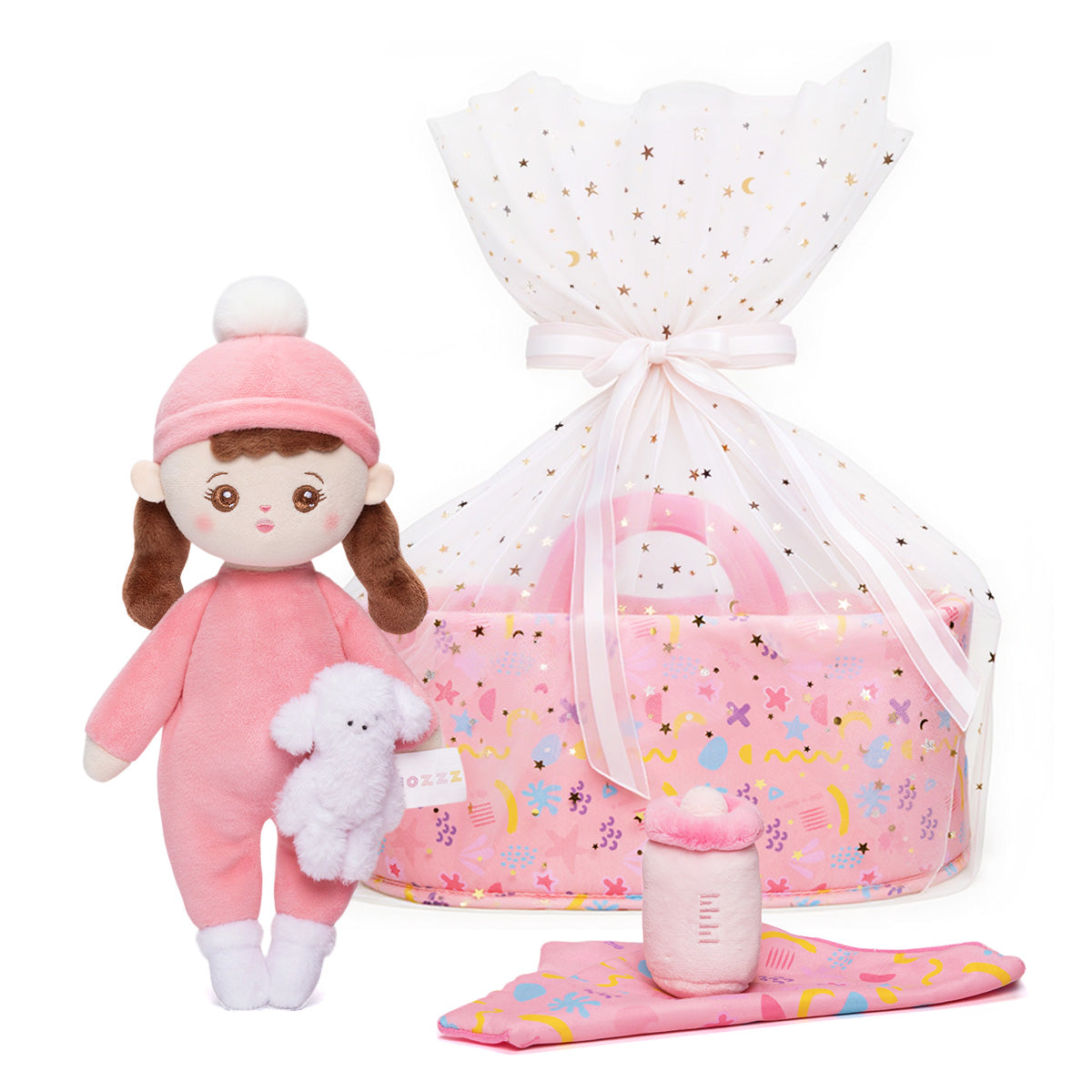 Name Personalized Bassinet Baby Doll Gift Pack