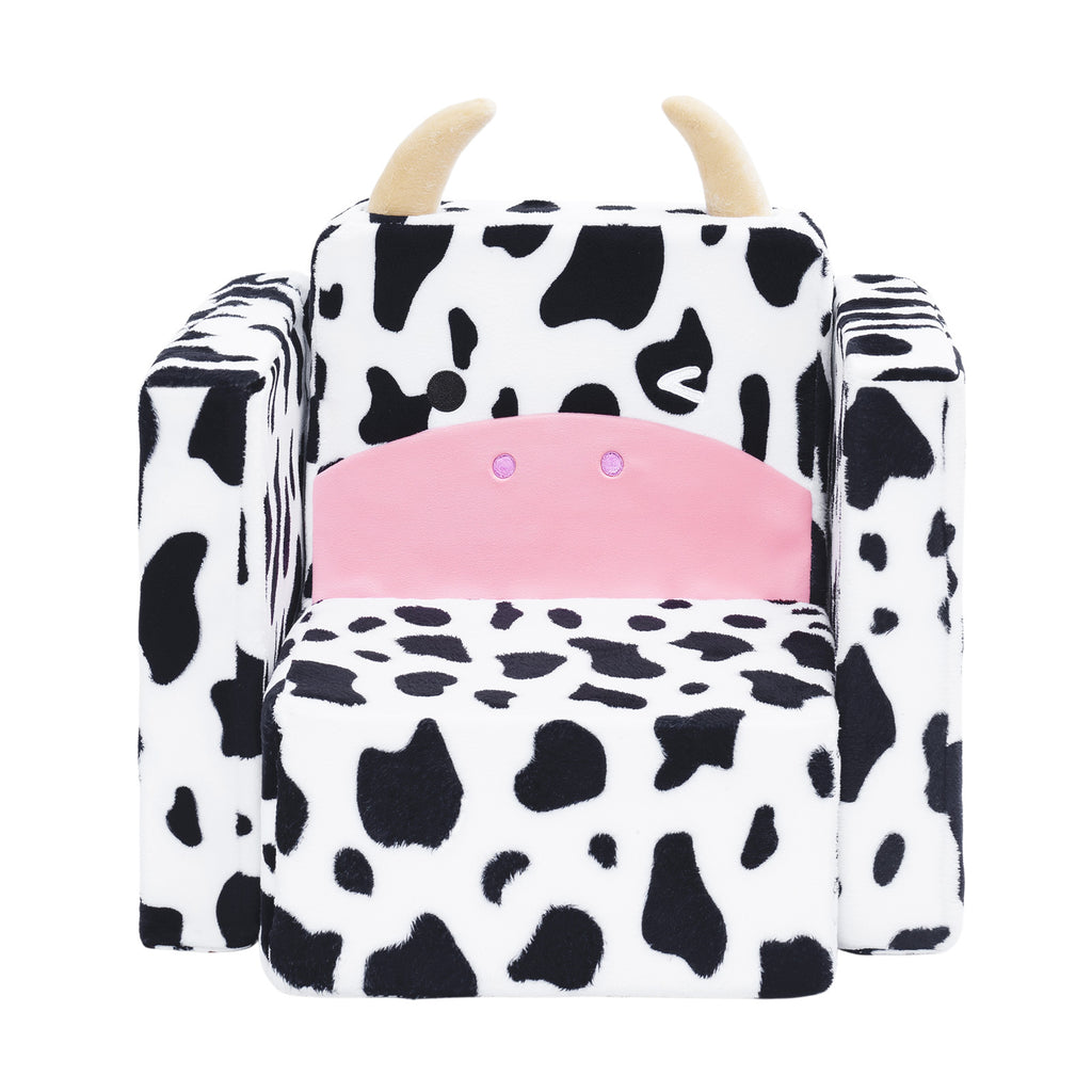 2 In 1 Cute Animal Cow Children Sofa