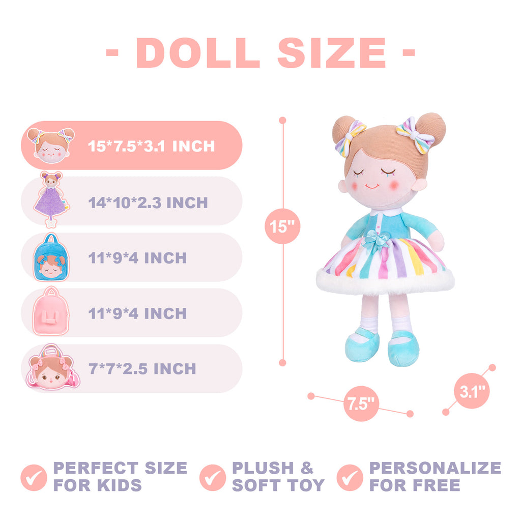 Personalized Rainbow Doll