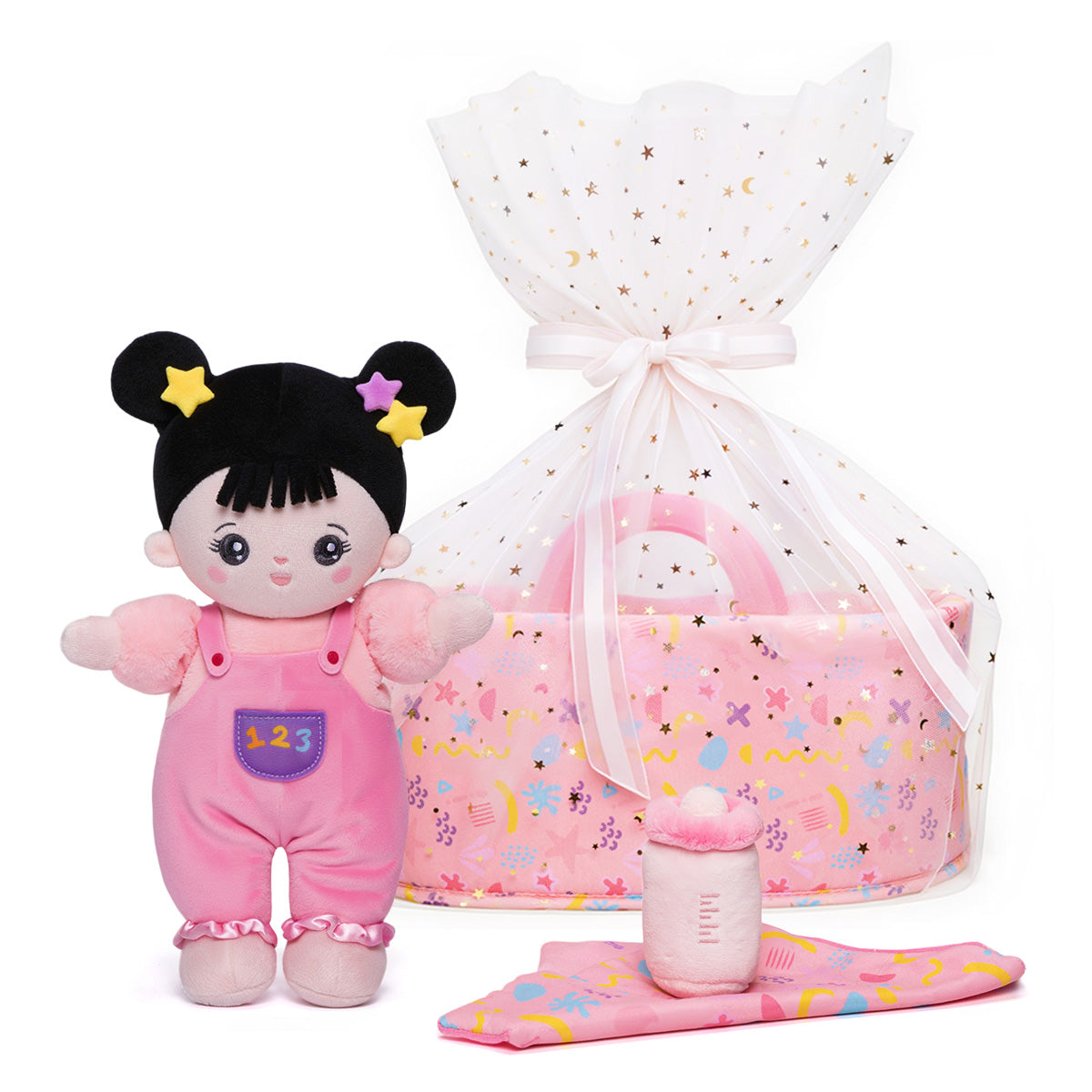 Name Personalized Bassinet Baby Doll Gift Pack