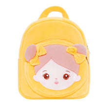 Load image into Gallery viewer, Personalized Yellow Open Eyes Plush Baby Girl Backpack