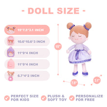 Load image into Gallery viewer, Personalized Light Purple Doll