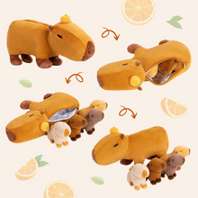 Load image into Gallery viewer, Capybara Family with 4 Babies Plush Playset Animals Stuffed Gift Set