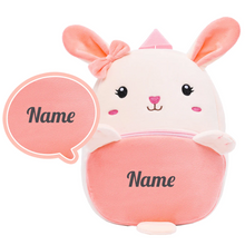 Load image into Gallery viewer, Personalized Abby Bunny Doll + Backpack