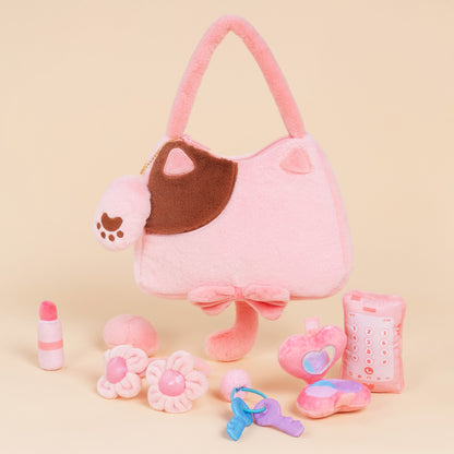 Personalized Baby's First Purse Plush Playset Sensory Toy Gift Set