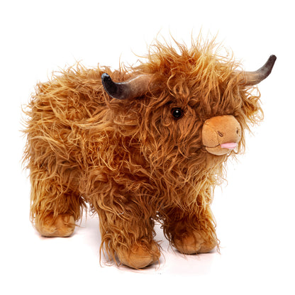 Scottish Highland Cow Cattle Stuffed Animal with 4 Calves