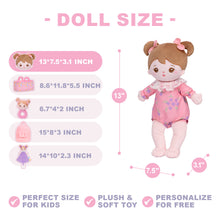 Load image into Gallery viewer, Personalized Dress-up Plush Mini Baby Girl Doll Gift Set