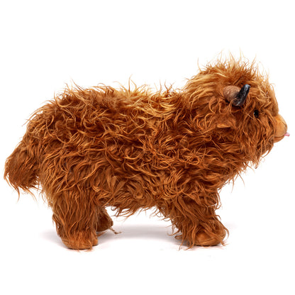Scottish Highland Cow Cattle Stuffed Animal with 4 Calves