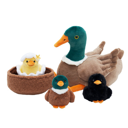Plush Stuffed Animal Family Toy Set -  11 Themes