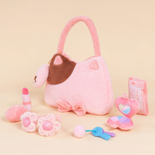 Load image into Gallery viewer, Personalized Baby&#39;s First Purse Plush Playset Sound Toy Gift Set