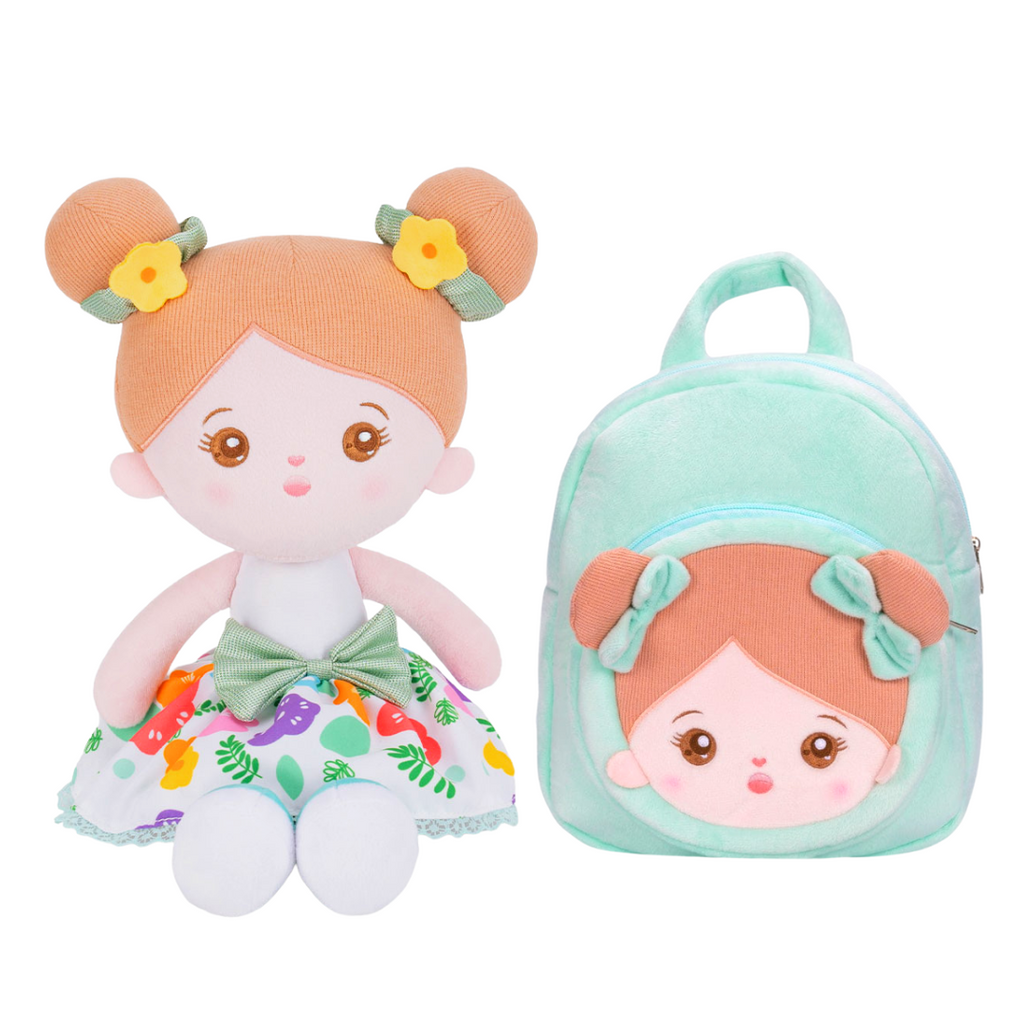 OUOZZZ Personalized Doll + Optional Backpack Bundle