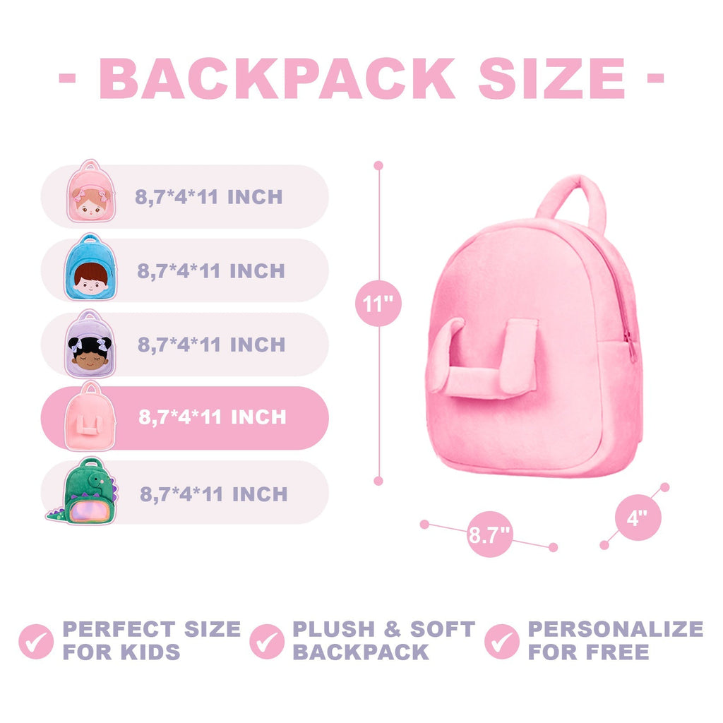 Personalized Plush Bag Backpack - 25 Styles