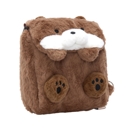Kawaii Sea Otter Soft Bag, Convertible Backpack to Shoulder Bag