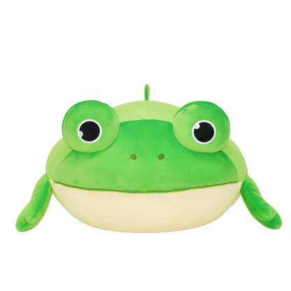 Frog Shaped Toy Storage Bag with Tongue Sticking Out Play Mat