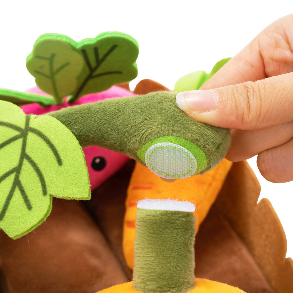 Personalized Baby's First Vegetable Garden Plush Playset Toy Gift Set