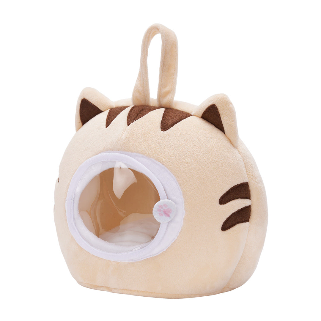 Personalized Plush Cat Nest Toy Set with 5 Stuffed Kittens