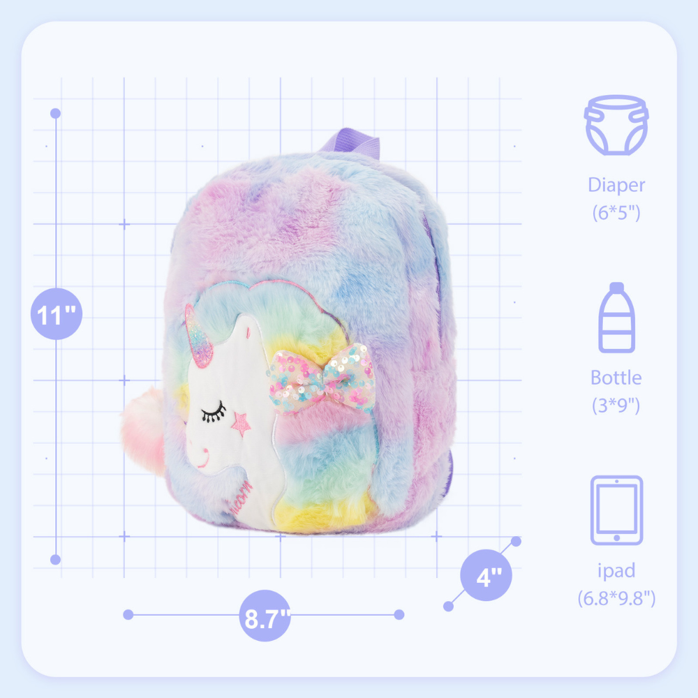 Personalized Plush Bag Backpack - 25 Styles
