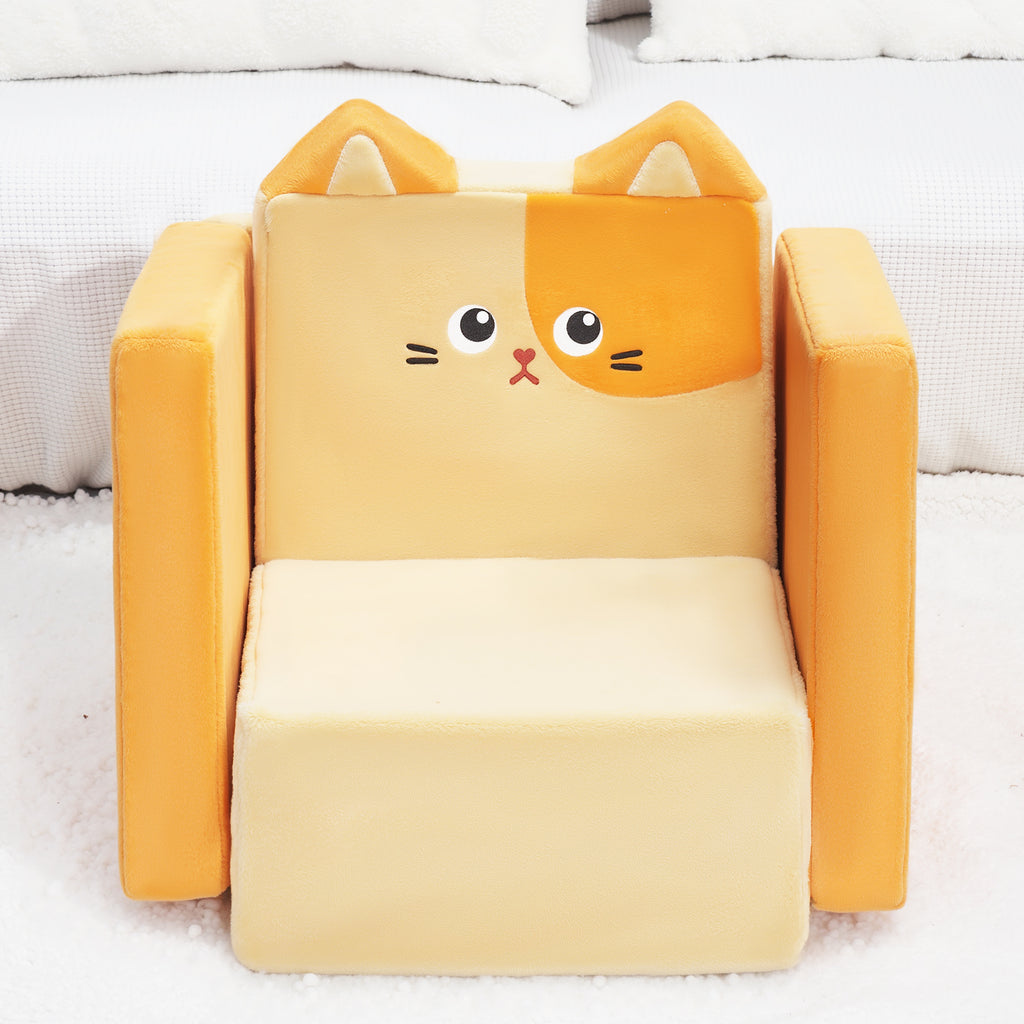 2 in 1 Cute Animal Cat Children Sofa