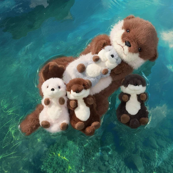 Plush Stuffed Animal Family Toy Set -  14 Themes