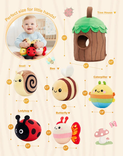 Personalized Plush Playset Sensory Toy Kit - 9 Themes