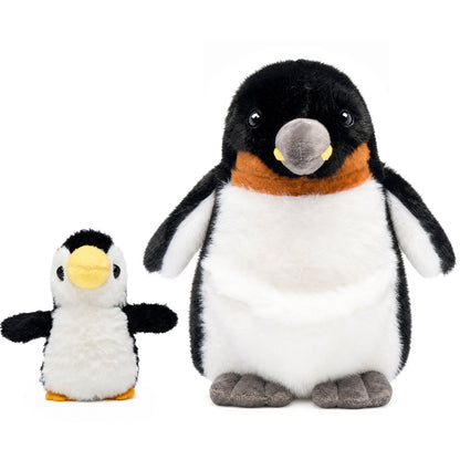 Mother & Baby Penguin Plush Set (2-in-1 Soft Companion)