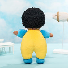 Load image into Gallery viewer, Personalized Dark Skin Dinosaur Mini Plush Baby Boy Doll