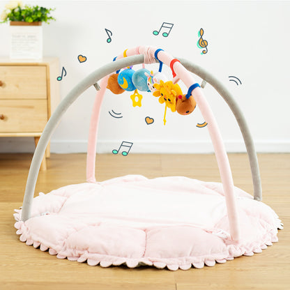 26 Single Alphabet Plush Pendant Stroller Crib Decor (Animal Print on Back)