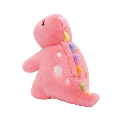 Pink T Rex Dinosaur Plush Toy with Babies, with Crossbody Strap