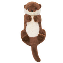 Load image into Gallery viewer, Otter Plush Stuffed Animal with 4 Babies